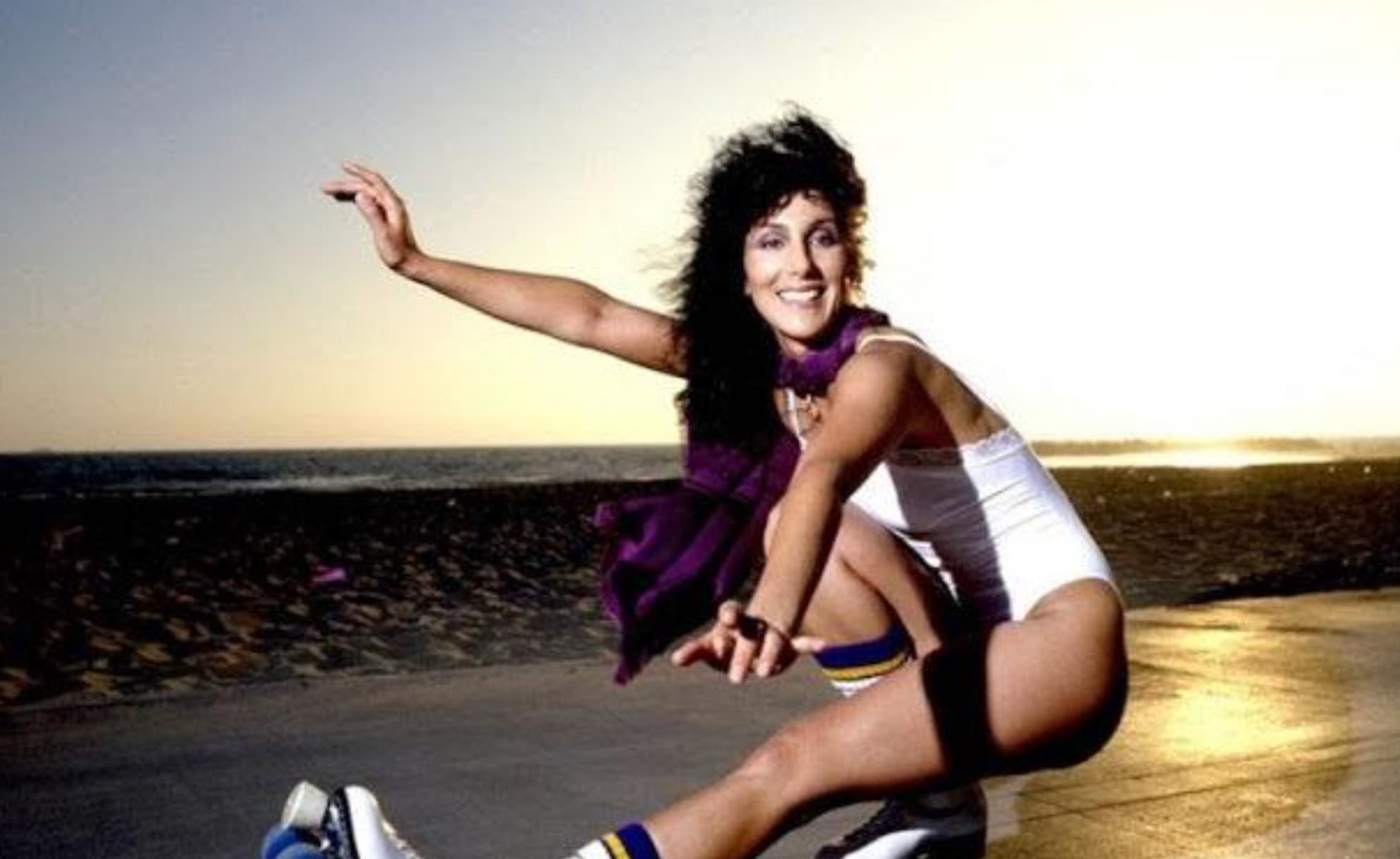 cher roller skating